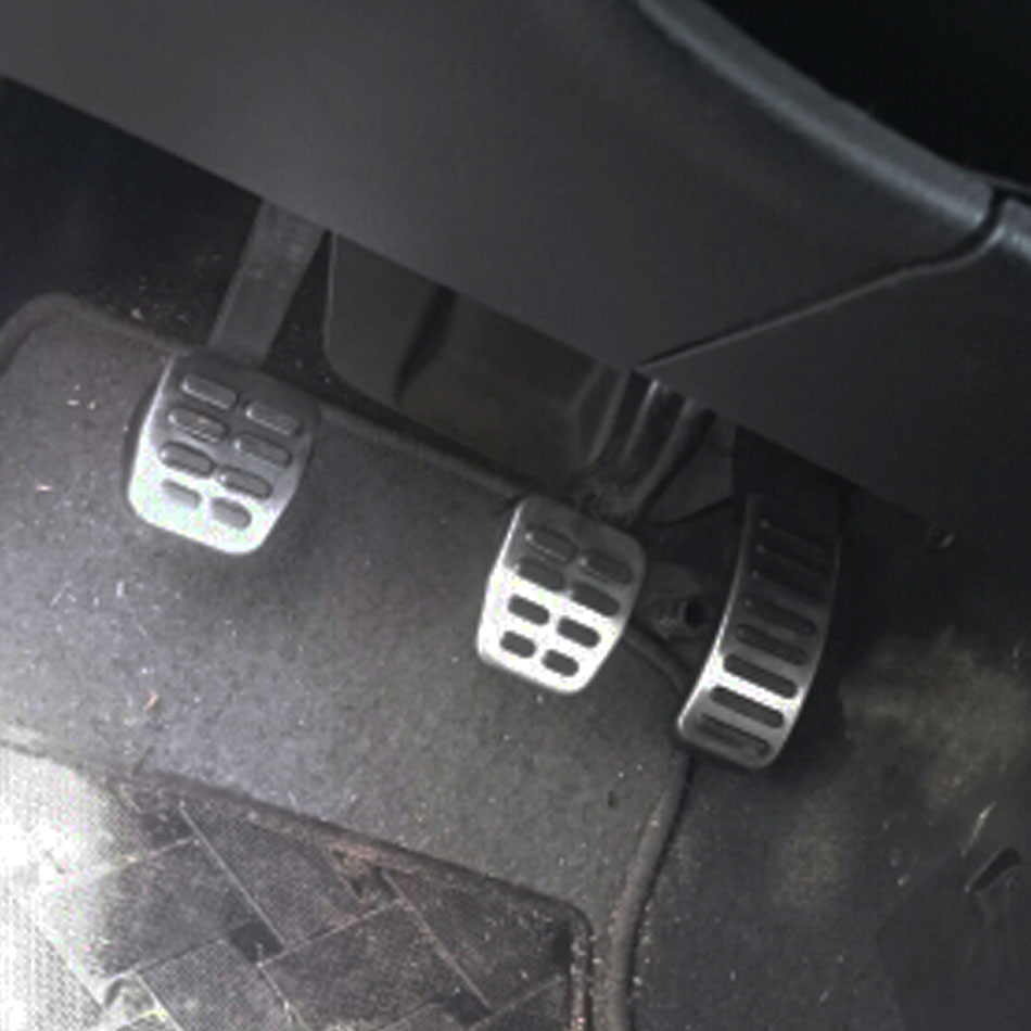Color My Life Stainless Steel Gas Brake Pedal MT/AT Pedals Cover for Seat Ibiza 6K 6L 6J Arosa Cordoba 6K 6L Leon Toledo 1M