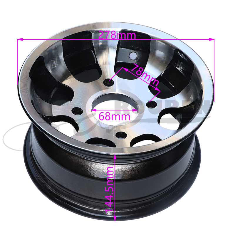 Atv 10 Inch Voorwiel Aluminium Velgen 10 "X 8 Quad Chinese Off-Road 4 Wielen Motorcross Hub