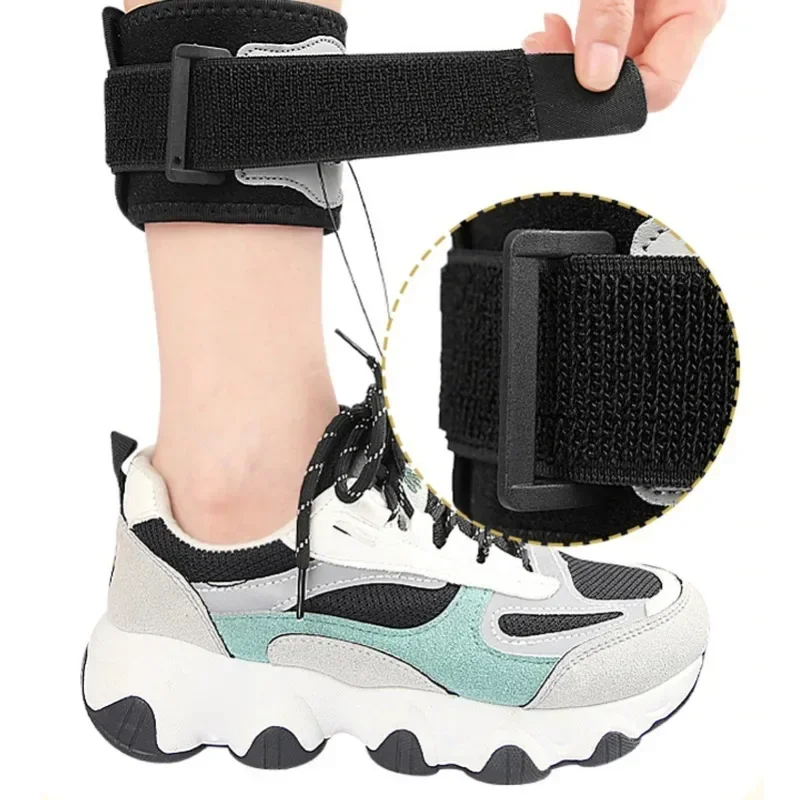 Foot Brace Knop Verstelbare linker-rechtervoet Lifting Up Foot -ondersteuning voor wandelen met schoenen Enkelorthese
