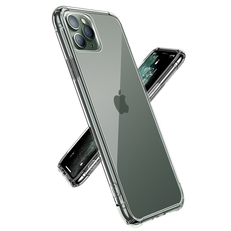 Luksusowe, odporne na wstrząsy silikonowe etui do iPhone SE 2020 11 Pro Max XR XS X przezroczyste etui do iPhone 7 8 6S 6 Plus 5 5S SE okładka