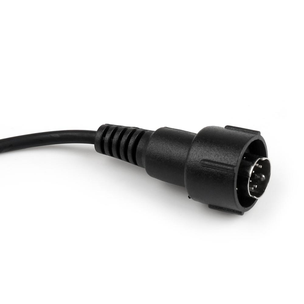 Artudatech 5 stk 2 pin mini din stik stik kabel til icom ic til cobra cb lige stik 2 wau radio headset