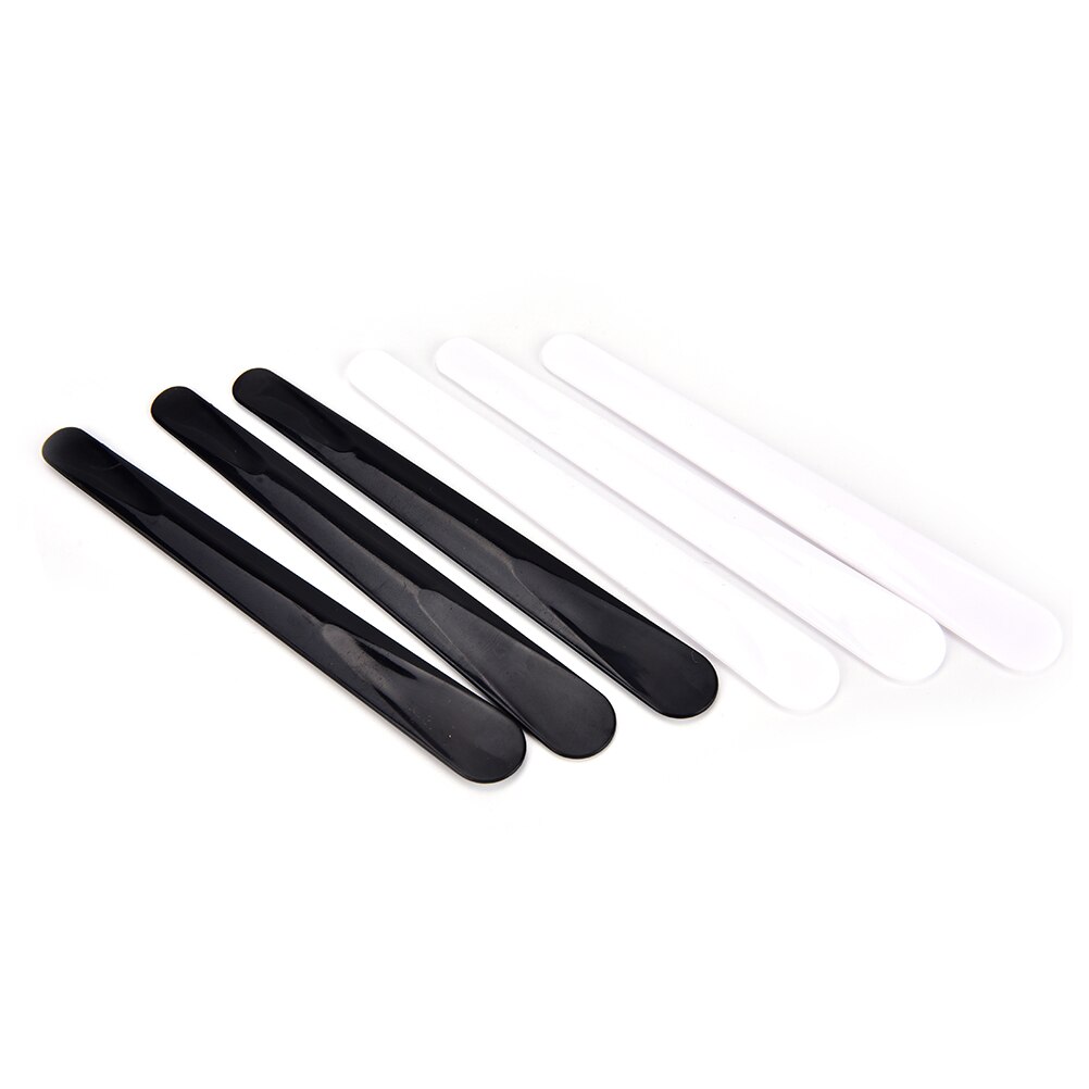 10Pcs Cosmetic Spatula Plastic DIY Facial Mask Mixing Spatulas Spoon Stick Plastic Makeup Tools White Black