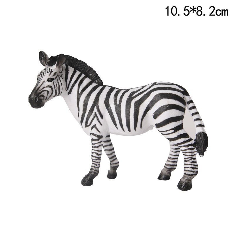 Kit Décoration Gâteau Animaux De La Jungle - Girafe Hippopotame Zèbre Écureuil Pour Anniversaire