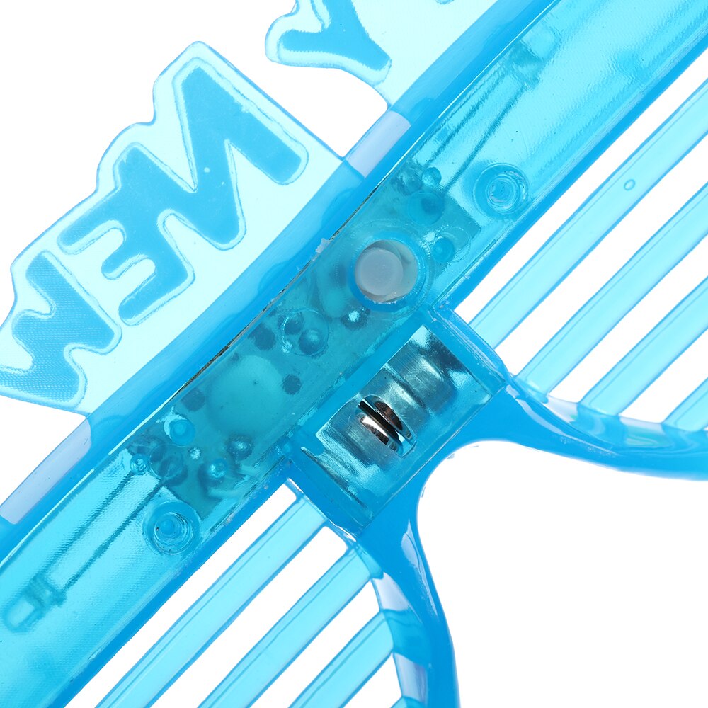 1pcs Flashing Led Glasses Halloween Christmas Glasses Luminous Light Up Glowing Eye Wear Bar Birthday Party Year