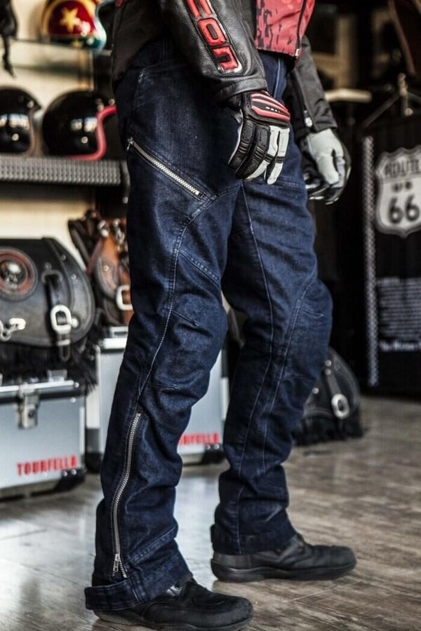 bleu moto loisirs GS jean tout-terrain en plein air jean cyclisme pantalon 2 pièces protéger équipement GP PRO moto pantalon