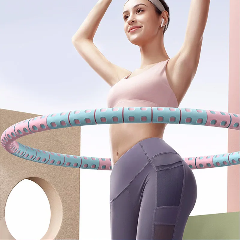 6 sezioni Fitness Esercizio Cerchi per yoga Allenamento a casa Cerchio sportivo Cerchio per massaggio dimagrante Accessori per palestra Attrezzatura per bodybuilding