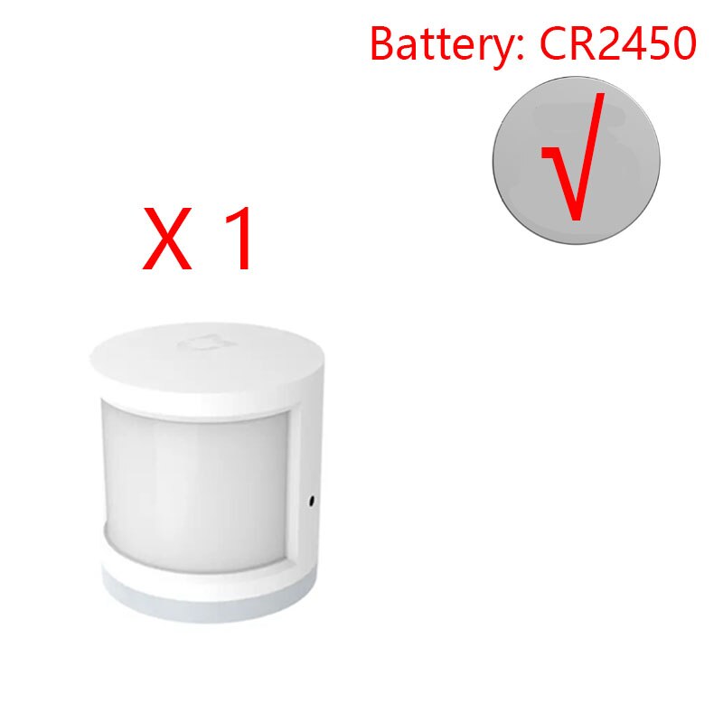 Original Xiaomi Human Body Sensor Magnetic Smart Home Super Practical Device Smart Intelligent Device with Rotate Holder Option: 1pcs with battery