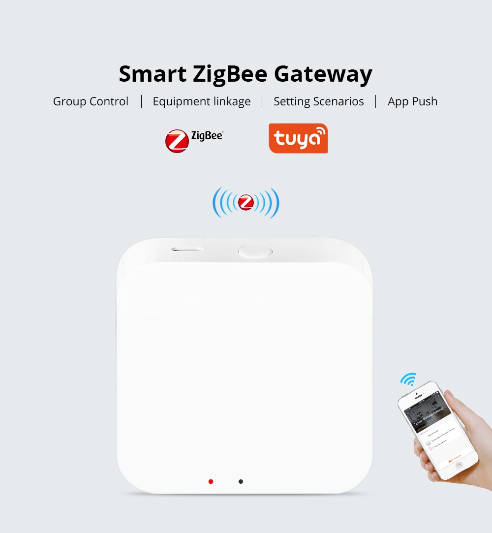 Tuya Wireless Smart Home Gateway 3.0 Wireless Bridge Hub Support Smart life Tuya Work with Alexa Google Home ZigBee Hub