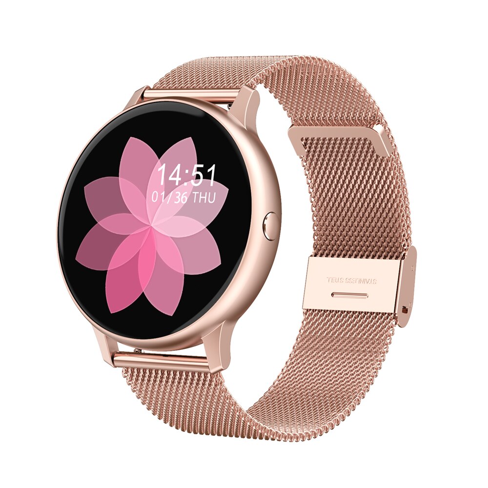 SARMIY DT88 PRO Smartwatch - 1.2" Round Display, IP67 Waterproof, Heart Rate Monitor, Fitness Tracker: Gold steel