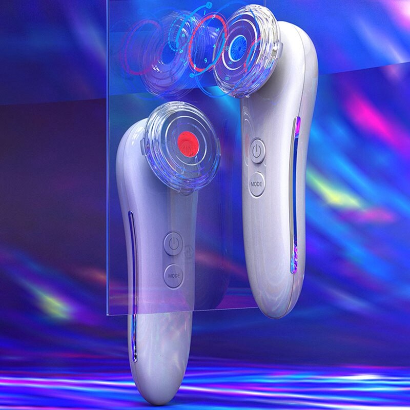 Microcurrent Face Lifting Photon Beauty Firming Machine V Shape Skin Rejuvenation Wrinkles Removal Facial ION Cleansing Device