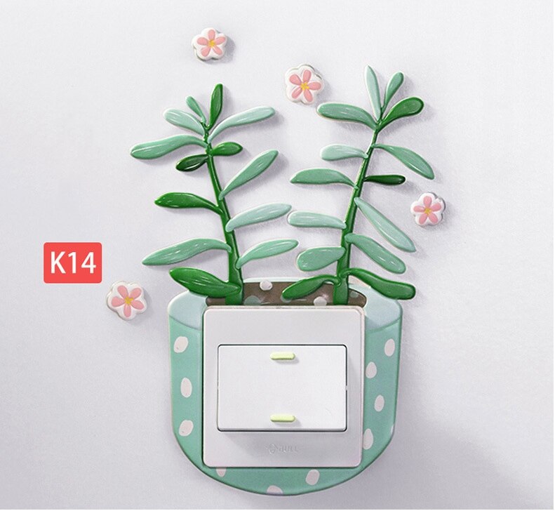 Pegatinas 3d Adesivos De Parede Switch Stickers Naklejki Children&#39;s Room Autocollant Mural Glow In The Dark Adesivi Home Decor: K14