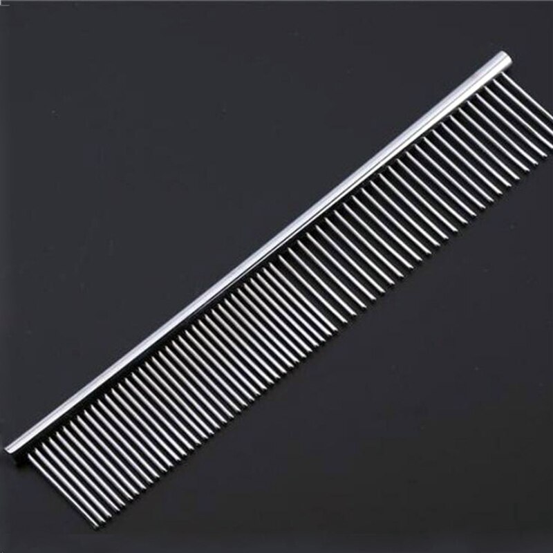 Safe Scissors Fish Mouth Blue Pet Scissor For Dogs Cats Grooming Hairdressing Tools 6 Inch Straight Cut Tooth Scissor: 1pcs silver comb