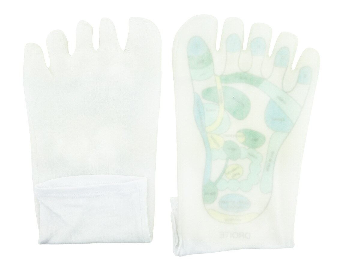 Chaussettes de réflexologie acupression, gants d'acuponcture de paume, physiothérapie, Massage, soulage la fatigue du pied, pour hommes et femmes