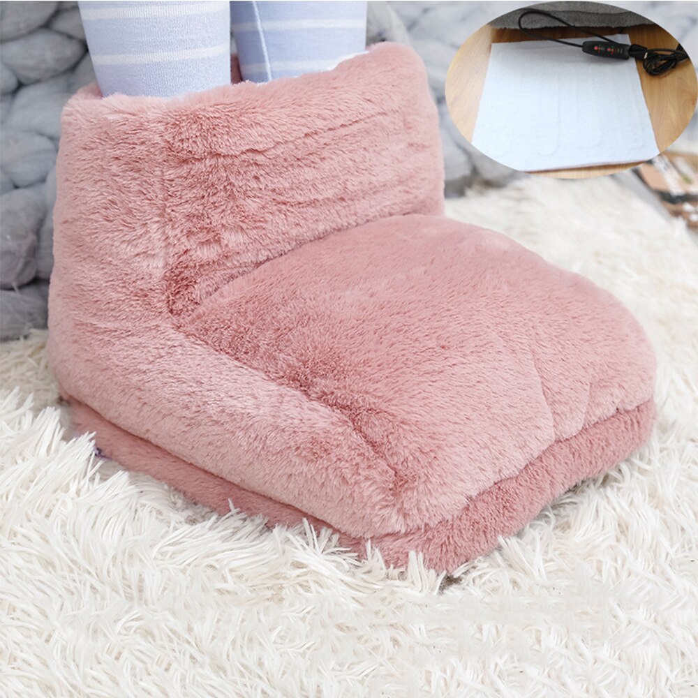 Built-in USB Electric Foot Warmer Heater Timer Function Safe Start Foot Warmer Foot Heating Pad