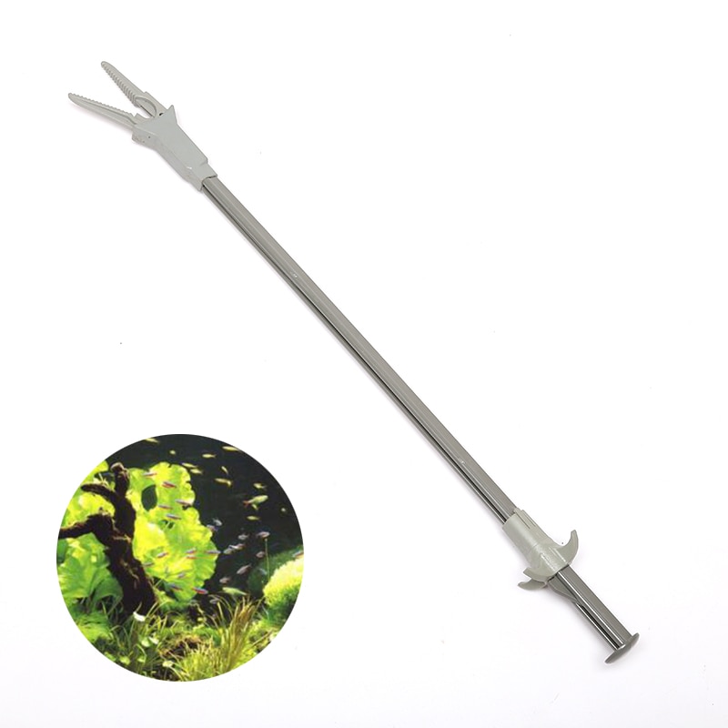 Aquarium Tweezer 50 CM Planten Multi Tool Aquarium Tong Aquarium Klem Clip Lange Handvat Plastic Pinchers Algen Tang Zeewier