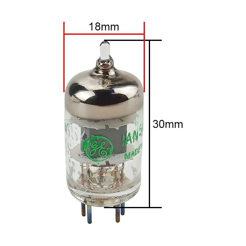 Us  ge 5654 elektroniske rørventil vakuumrør til udskiftning 6 j 1 6m 1 6 ak 5 ef95 parrende rørforstærker gør-det-selv 2 stk.
