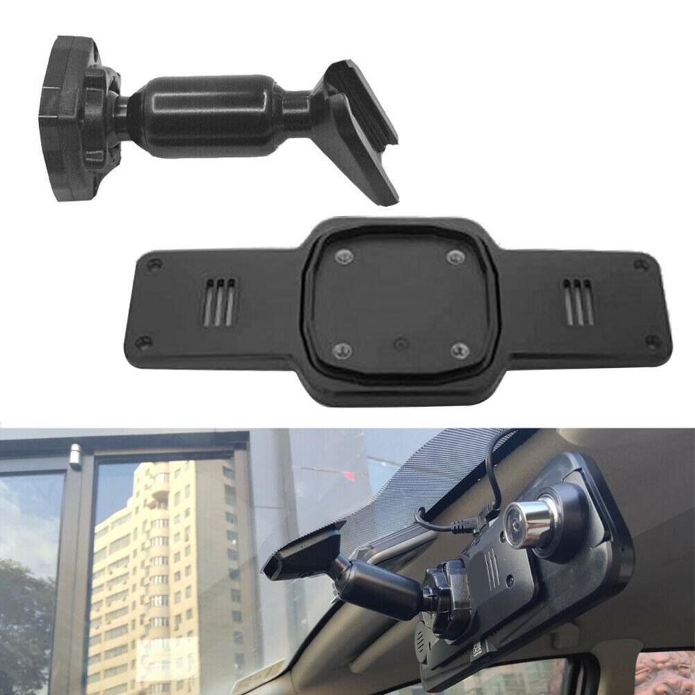 Car Interior Rear View Mirror Back Plate Panel+Bracket Car DVR Instead Of Strap,Car Rearview Mirror Mounting Bracket