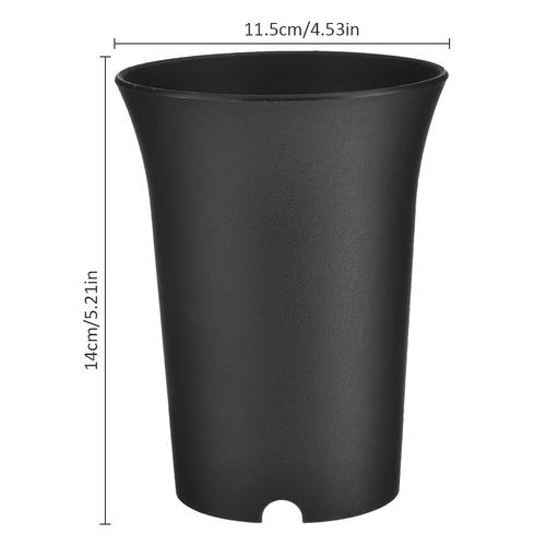 5 stk . 9*12cm sukkulentplante blomsterplanteskole potte plast potteholder fortykker rund frø opbevaring potte container hjem haveindretning: L