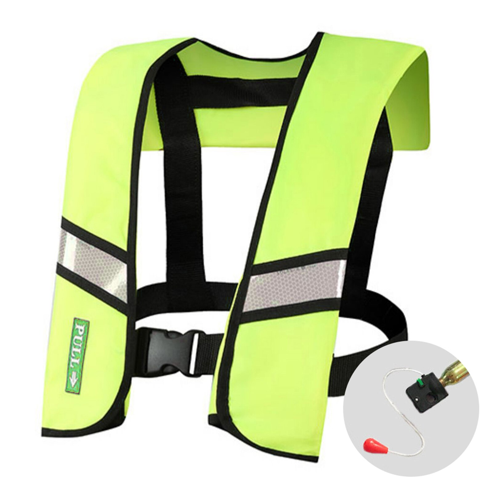 Handmatige/Automatische Opblaasbare Reddingsvest Adult Zwemvest Watersport Kajakken Varen Zwemmen Drifting Vissen Survival Jas