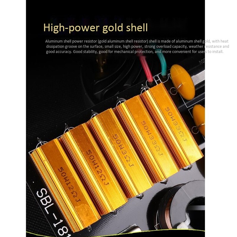 1800W High Power Speaker Crossover 2 Way High-Low 8 Ohm Frequency Divider for Speaker