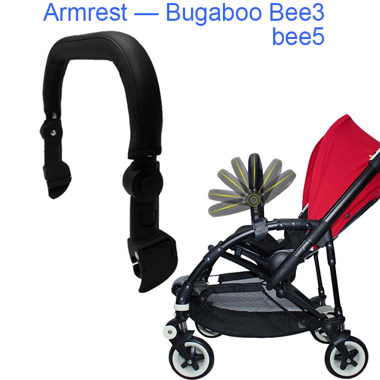 Baby Kinderwagen Zubehör Armlehne Stoßstange Hight Klasse Leder handlauf für Bugaboo bee 3 Bee 5 Kinderwagen Bar handauflage