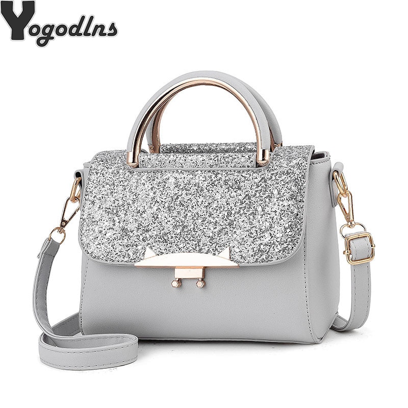 Bolso pequeño de Metal con de cabeza de león, forma cuadrada, bandolera, de , para mujer