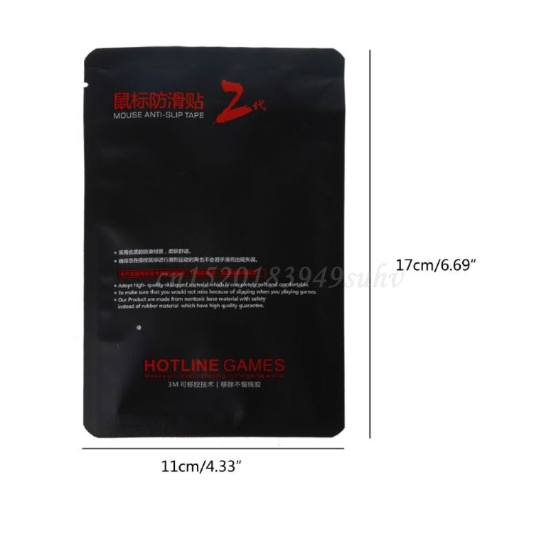 Original Hotline Games Mouse Skates Side Stickers Sweat Resistant Pads Anti-slip Tape For Razer Deathadder V2 Mini Mouse