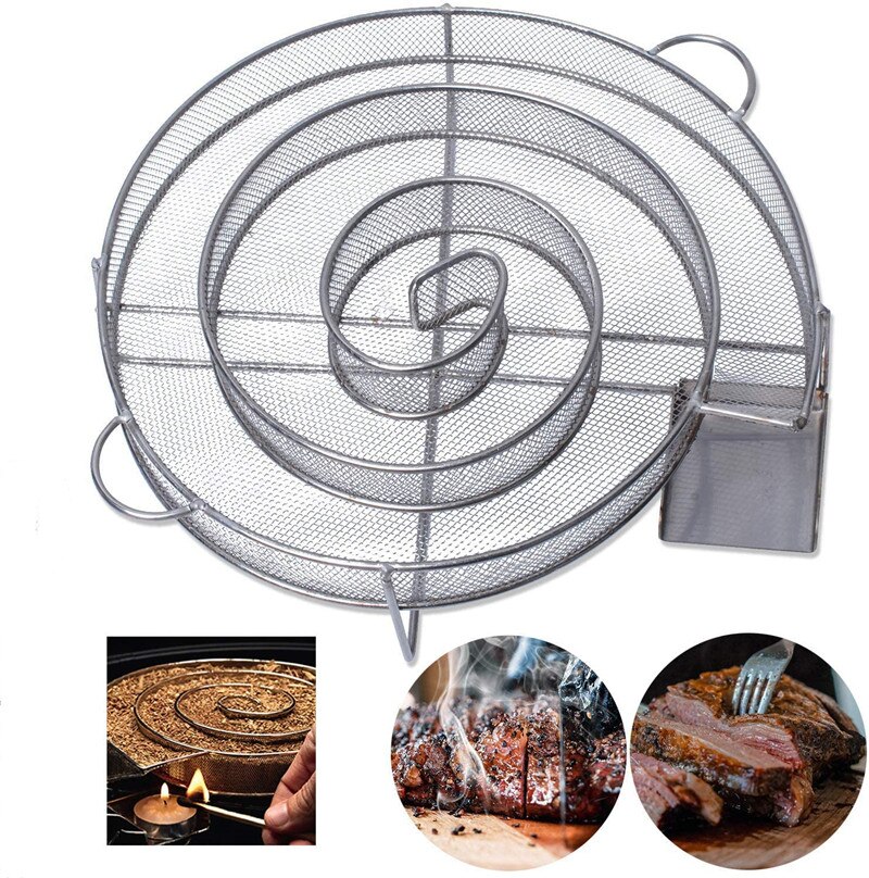 Cold Smoke Generator for Smoker BBQ Grill Cold Smoke Generator Smoker Wood Pellet Kitchen Supplies