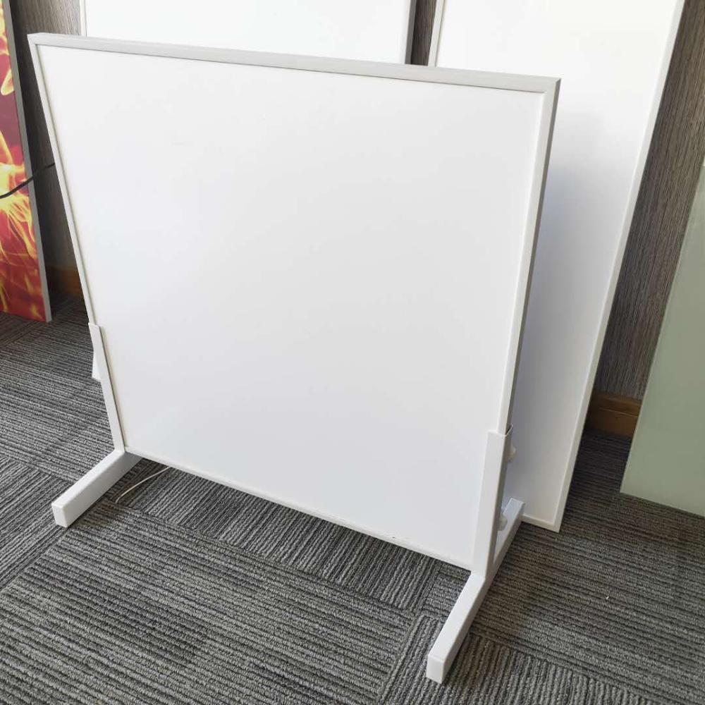 Wall Warm Infrared Heater Remote Heating Panel Iron White Stand Feets