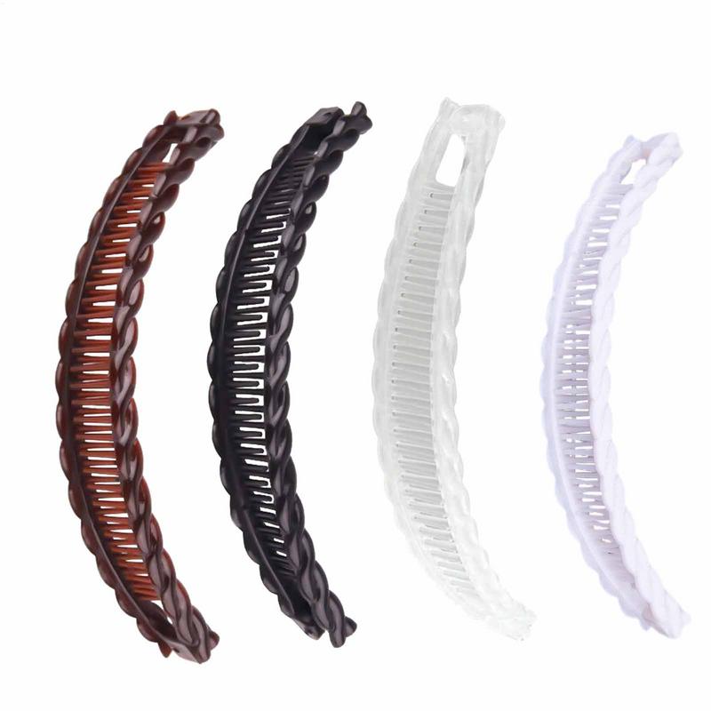 Haarspeldjes Vintage Kammen Tool voor dik krullend haaraccessoires Fishtail Haarclip Bananenclip Set voor vrouwen Haarstylingtools