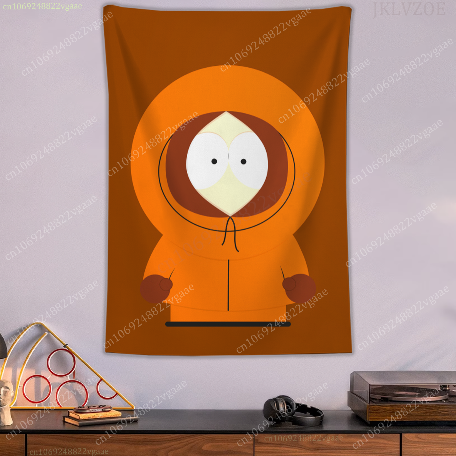 South Park Tapestry Poster Wall Tapestries Bedroom Decoration Aesthetic Tapices Flag Wallpaper 40x60 Funny Slogan: 730MMx950MM / Brown