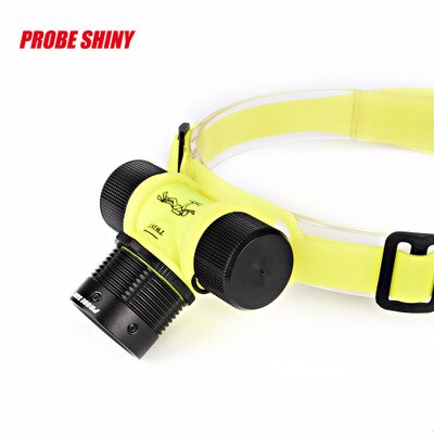 Strong Light Power Headlight LED Aluminum Waterproof Swimming Diving Headlamp Underwater Work Headlight Drive Flashlight AAA