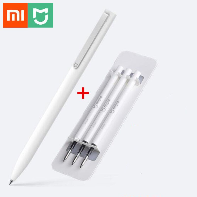 Originele Xiaomi Mijia Teken Pen 9.5Mm Duurzaam Ondertekening Pennen Japan Inkt Premec Glad Premec Zwitserland Black Refill Voor School