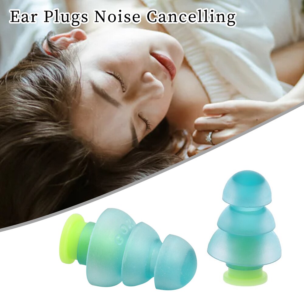 1 Pair Waterproof Swimming Silicone Swim Earplugs for Adult Swimmers Children Diving Soft -Noise Ear Buds Plug Accessories