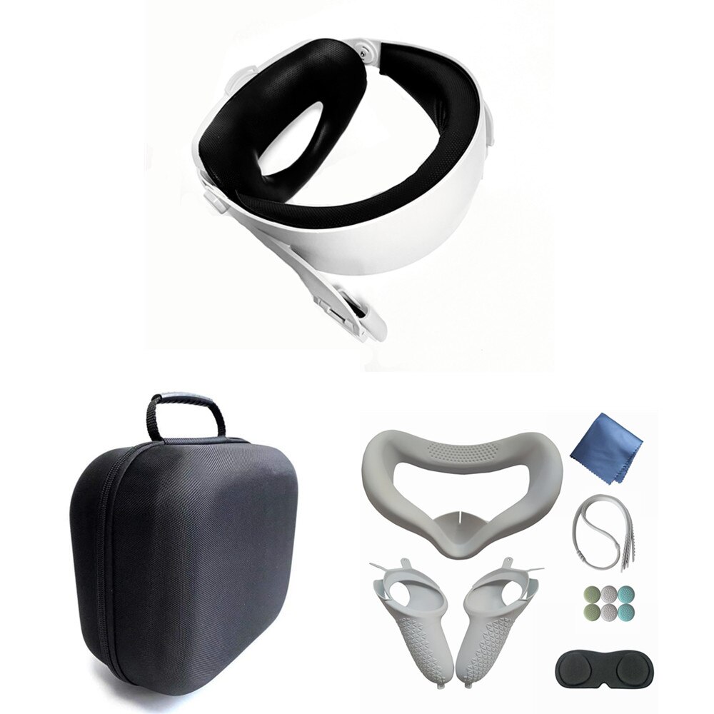 Upgrade Verstelbare Voor Oculus Quest 2 Vr Halo Band Verhogen Ondersteunende Forcesupport Head Strap Voor Oculus Quest2 Accessoires: Package 4