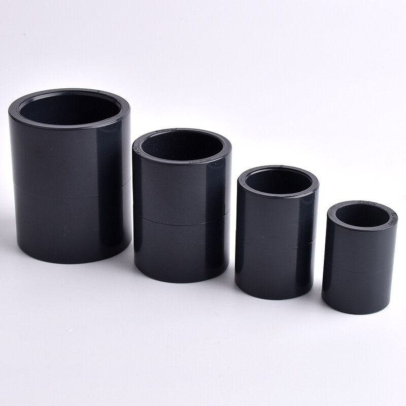 Inner Diameter 20~63mm UPVC Pipe Straight Connector Irrigation System Hydroponics Planting Frame Plastic Socket Joint