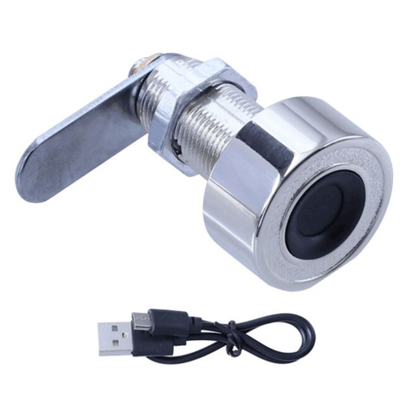 Single Open Cabinet Fingerprint Door Lock for Home Offices Gyms Swimming Pools Smart Biometric Cabinet Lock Safe