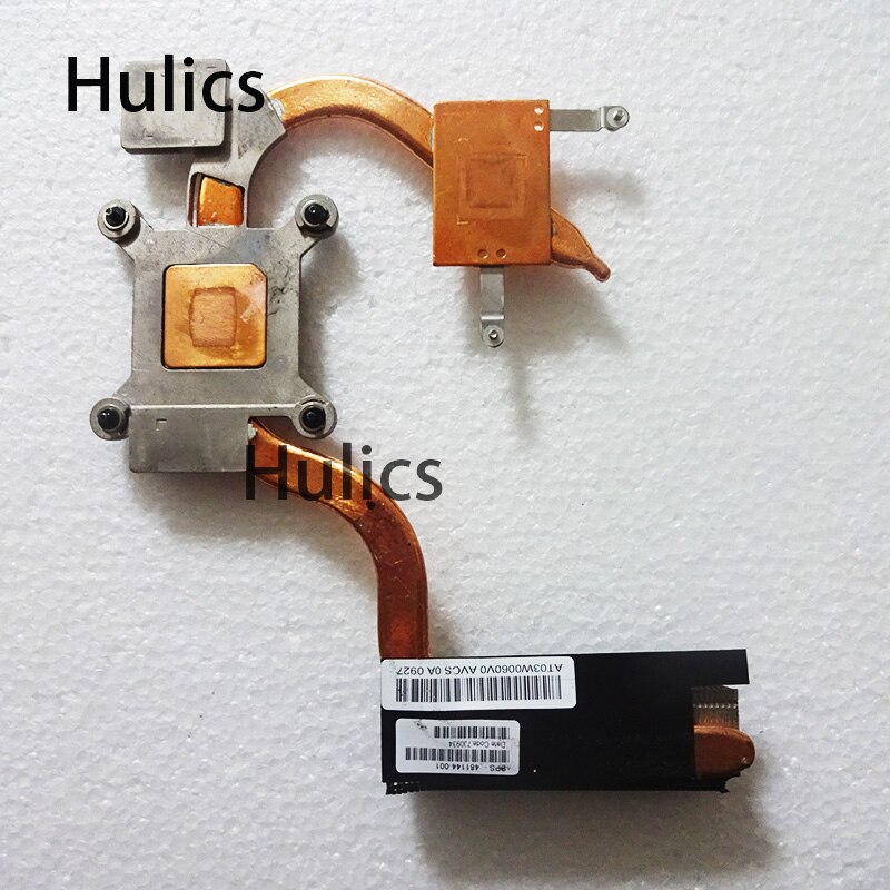Hulics Original For HP pavilion DV7 DV7-1000 DV7-1014CA DV7-1175NR 481144-001 laptop heatsink cooling fan cpu cooler
