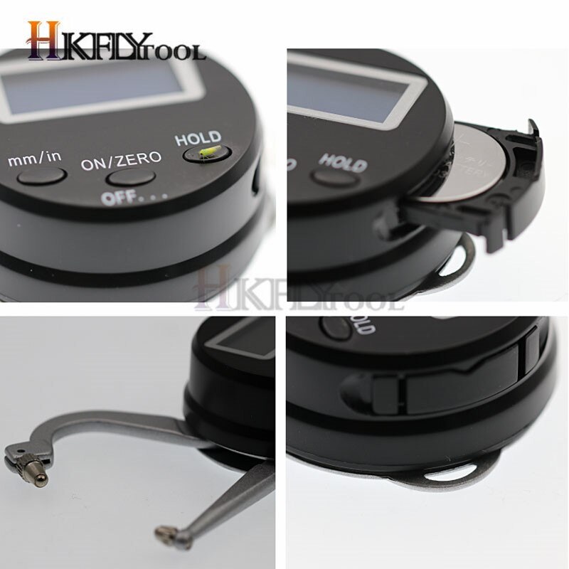 High Accuracy 0.05mm Electronic Digital Portable Thickness gauge Digital caliper gauge Measurement for Thickness 0-25mm