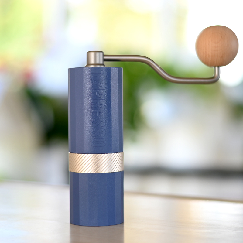 1zpresso Q AIR portable coffee grinder manual coffee mill 38mm 7core burr adjustable: Blue