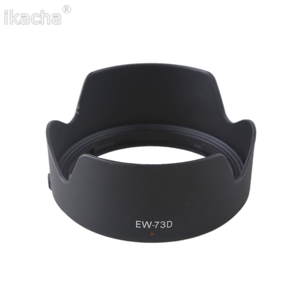EW-73D Vervangende Zonnekap Voor Canon EF-S 18-135mm F/3.5-5.6 IS USM Lens | Zwarte Kunststof Kap