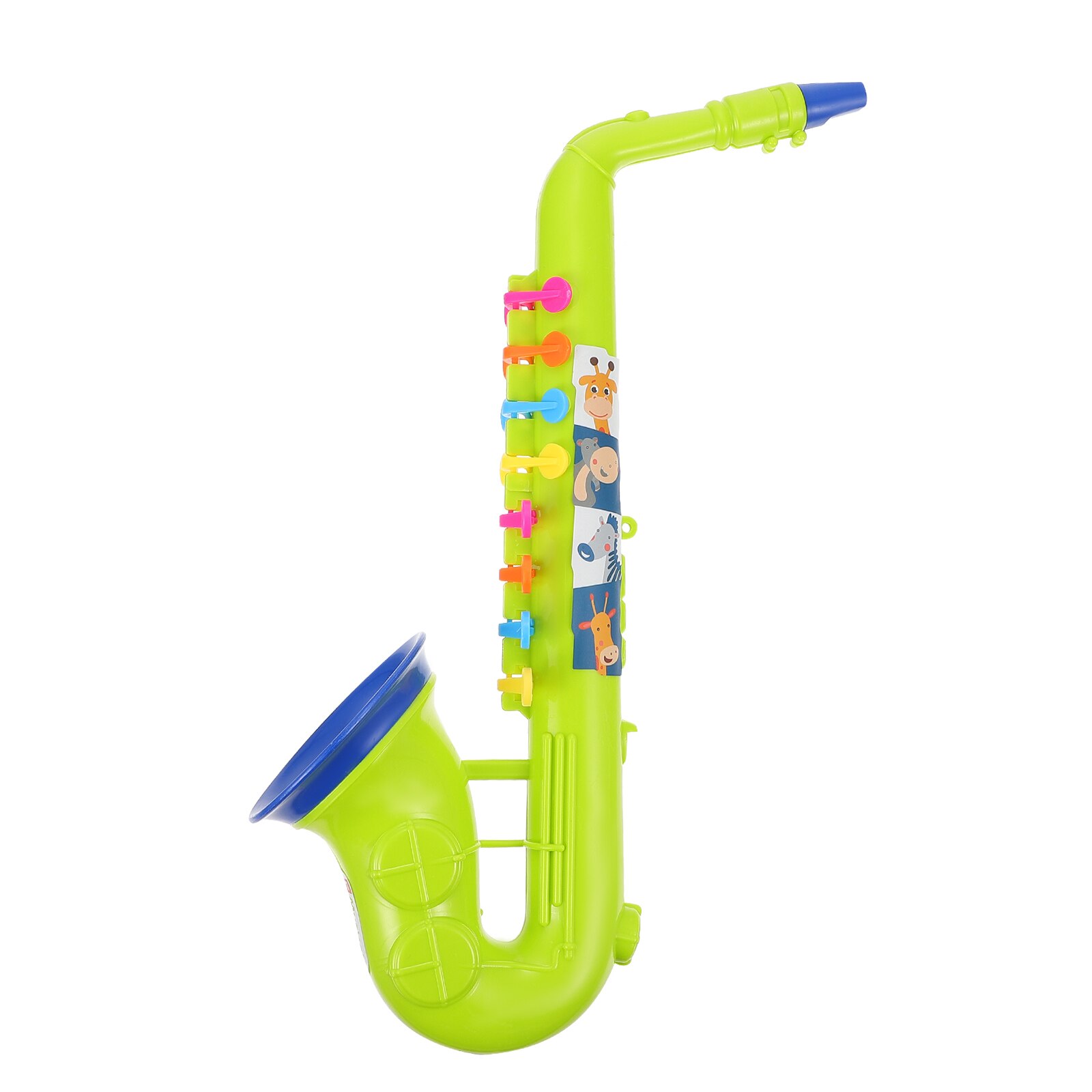 Saxofón de simulación creativa Tuba para niños, instrumento Musical de juguete, juguetes educativos para aprendizaje temprano, ayuda para la enseñanza de música