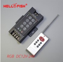 Led Strip Licht Controller Rgb Enkele Kleur Led Dc 5V 12V 24V 30Ape High Power Modulator: 8 Key RGB