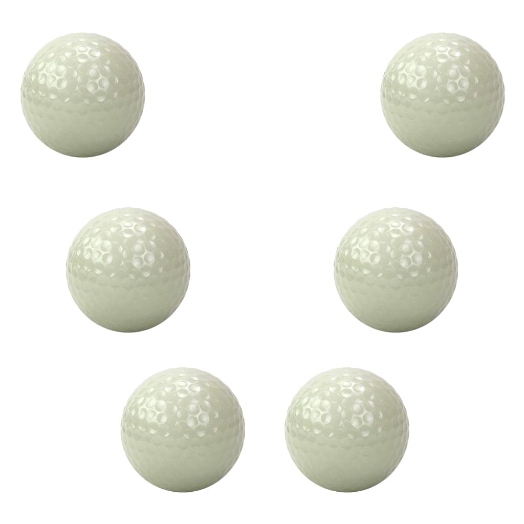 Pack Of 6 Reusable Luminous Golf Club Ball Reliable Dark Club Ball Golf