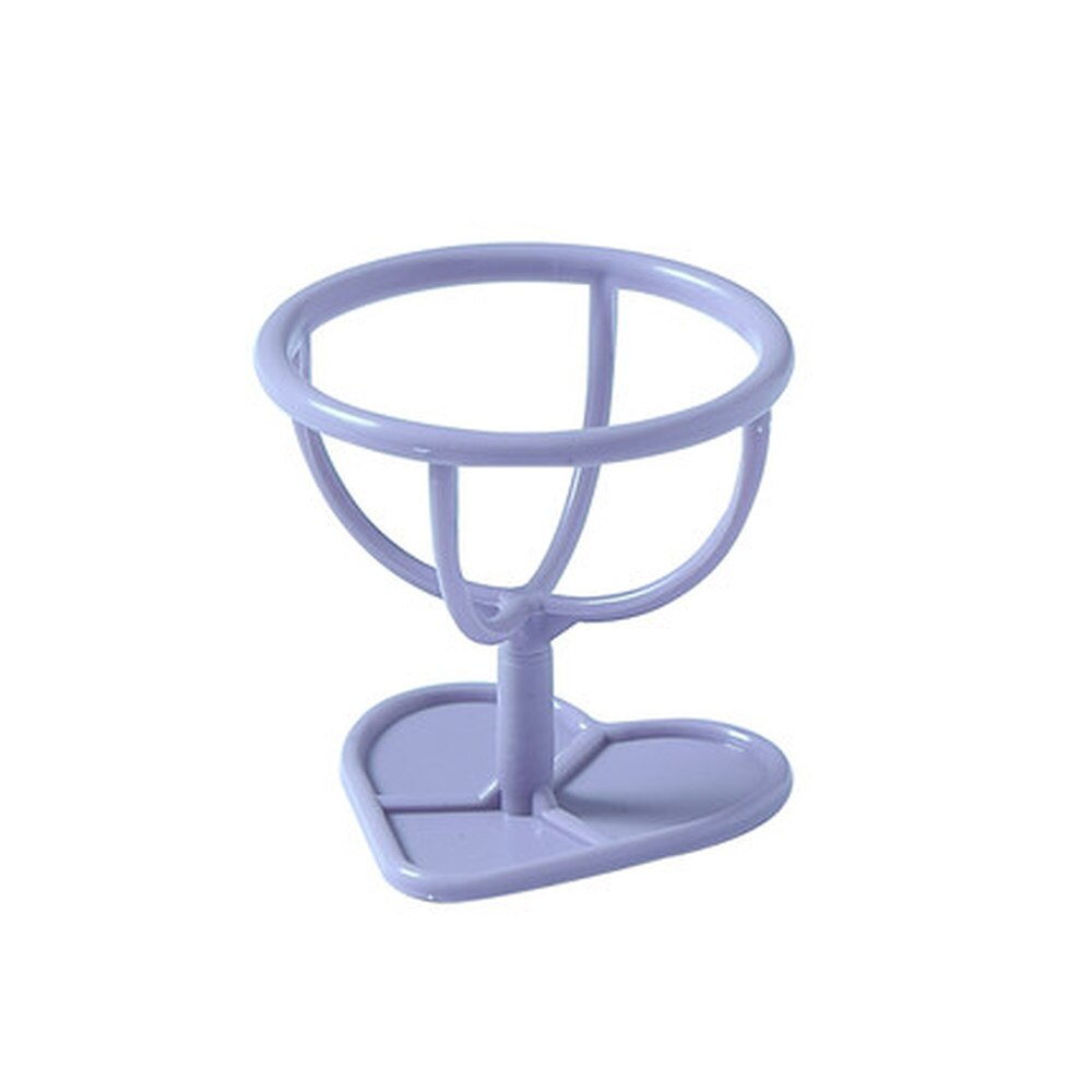 Soporte de exhibición de esponja con forma de huevo para maquillaje, estante de secado, almacenamiento de esponja, 1 unidad