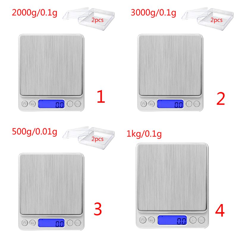 Digital Kitchen Scale Mini Pocket Stainless Steel Precision Electronic Balance