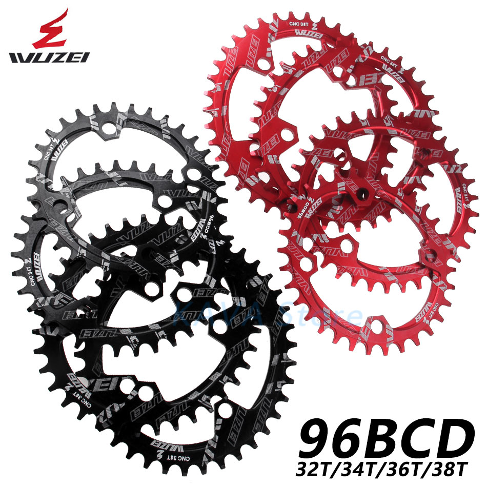 Plateau de vélo de VTT 96BCD 32/34/36/38T étroit et large pour