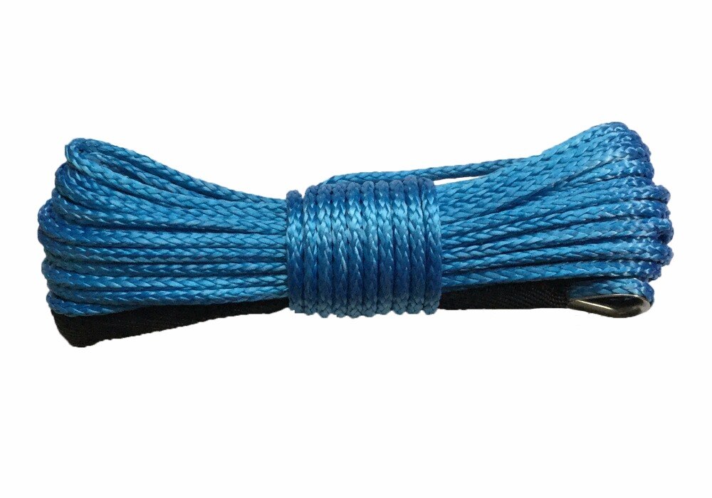 Corde à plasma de câble uhmwpe avec gaine | Lignes de treuil synthétique 6mm x 12m accessoires de voiture,