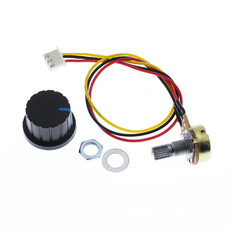 12V 24V 36V 48V DC Motor Speed Controller PWM Module 20A 200mm 25KHZ