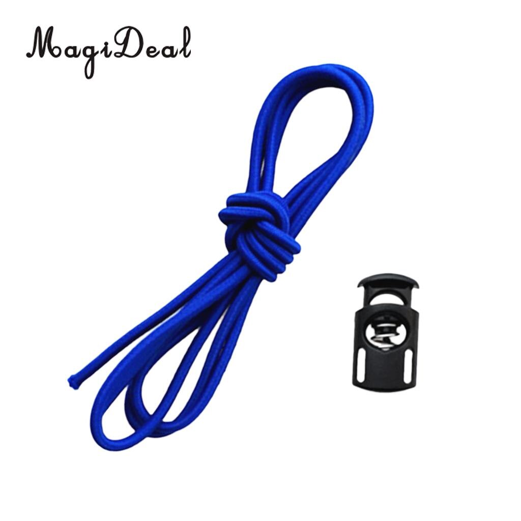 Magideal Vervanging 45 "Elastische Band Bungee Shock Touw & Cord Lock Stopper Universal Past Zwembril & Scuba Dive masker